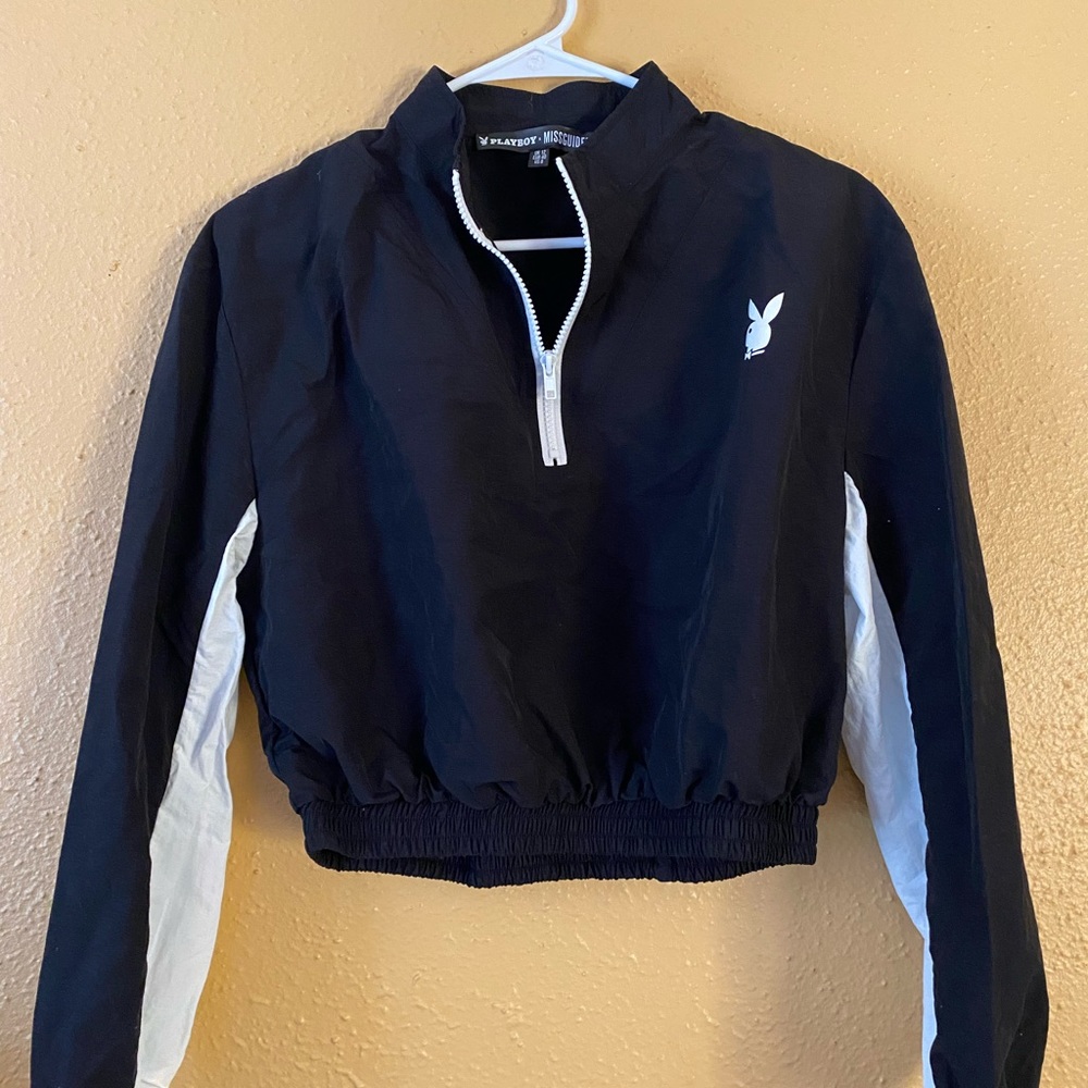 Playboy cropped jacket